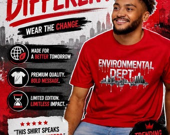 Environmental Dept. Skyline Drip T-Shirt | Urban Streetwear Graphic Tee