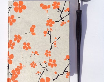 Peach Floral Sketchbook