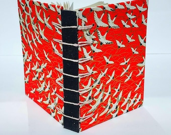 White Cranes Belgian Bound Sketchbook