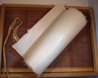Winter White Handmade Japanese Kozo Paper