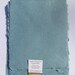 Eight Sheets of 8 x 10 inch Naples Blue Handmade Abaca Kozo Paper