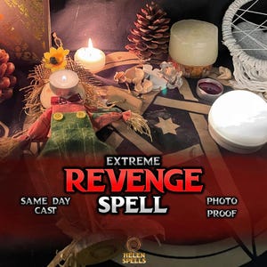 Extreme Revenge Spell, Curse Your Enemy, Make Them Regret and Pay, Powerful Ruin  and Destroy Your Rival, Same Day Casting Fast Results