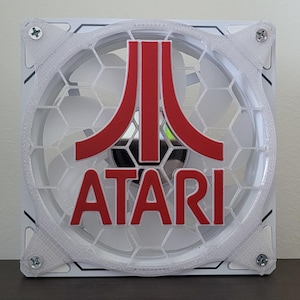 ATARI - PC Computer Fan Shroud / Grill / Cover 120/140 mm 3D gedrucktes Original nach Maß