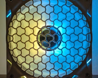 Armor - PC computer fan shroud/ grill/ cover 120/140mm 3D printed original custom made