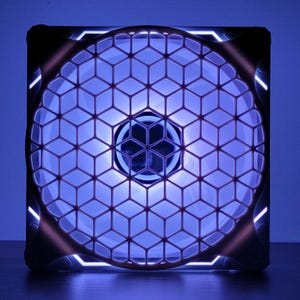 3D Boxen - PC Computer Fan shroud/ Grill/ Cover 120/140 mm 3D gedruckte original Sonderanfertigung
