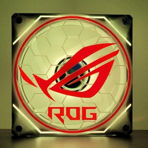 Asus ROG - PC Computer Fan Shroud/ Grill/ Cover 120/140 mm 3D gedrucktes Original nach Maß