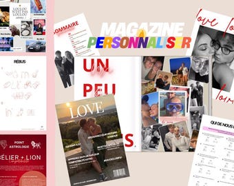 Customizable Magazine Template