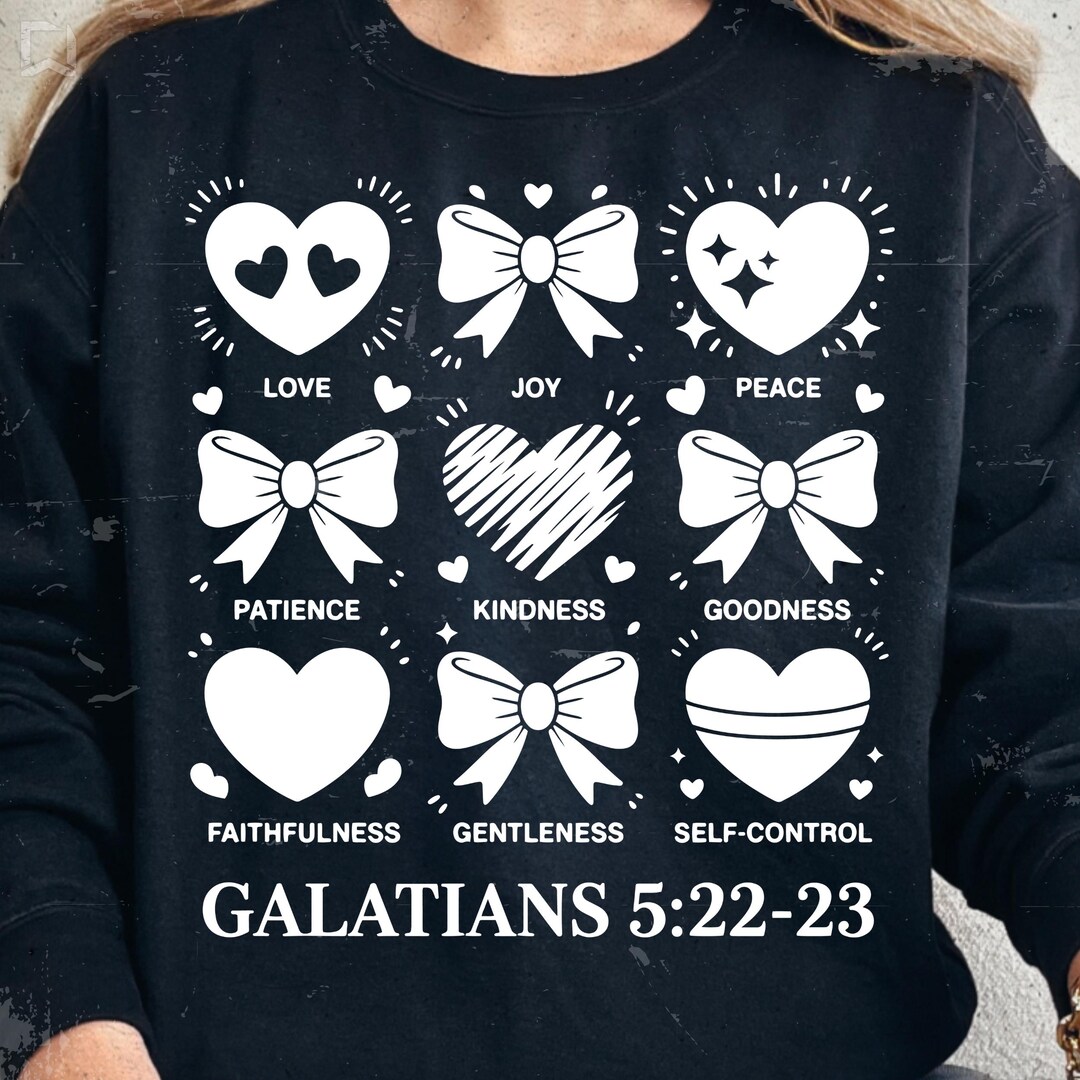 Fruit of the Spirit Christian Hearts Png | Galatians 5:22–23 SVG ...