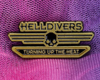 Helldivs Logo Soft Enamel Pin Anstecker