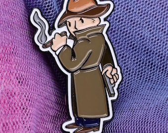 Fallout Mysterious Stranger Soft Enamel Pin Badge