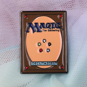 Magic The Gathering Deckmaster Card Soft Enamel Pin Badge
