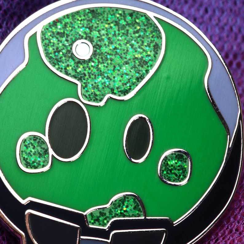 Deadlock Viscous Glitter Enamel Pin Badge - Etsy