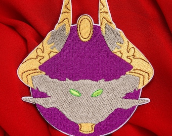 Magic the Gathering Nicol Bolas Silhouette Embroidered Iron On Patch- MTG