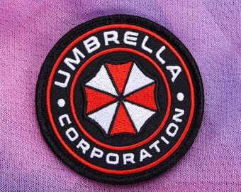 Resident Evil Umbrella Corporation Patch -Adhesive Sew On Military Style Patch
