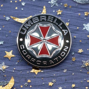 Resident Evil Umbrella Corporation Logo Enamel Pin Badge
