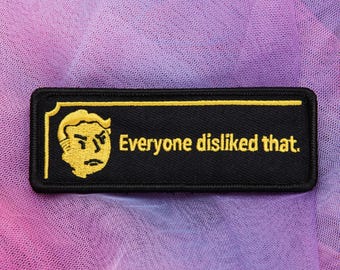 Fallout Pip-Boy Everyone Disliked That-Embroidered Hook and Loop Military Styled Patch