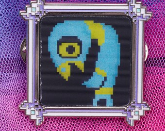Deltarune Undertale -Normal NPC | Gaster  Follower 3- Lenticular Enamel Pin