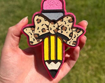 Lápis com Laço Freshie - Presentes para Professores - Apreciação ao Ensino