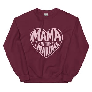 Bluza z nadrukiem IVF Support, Mama w trakcie tworzenia, Prezent na baby shower, Nowa mama, Dzień Matki, Ogłoszenie o ciąży