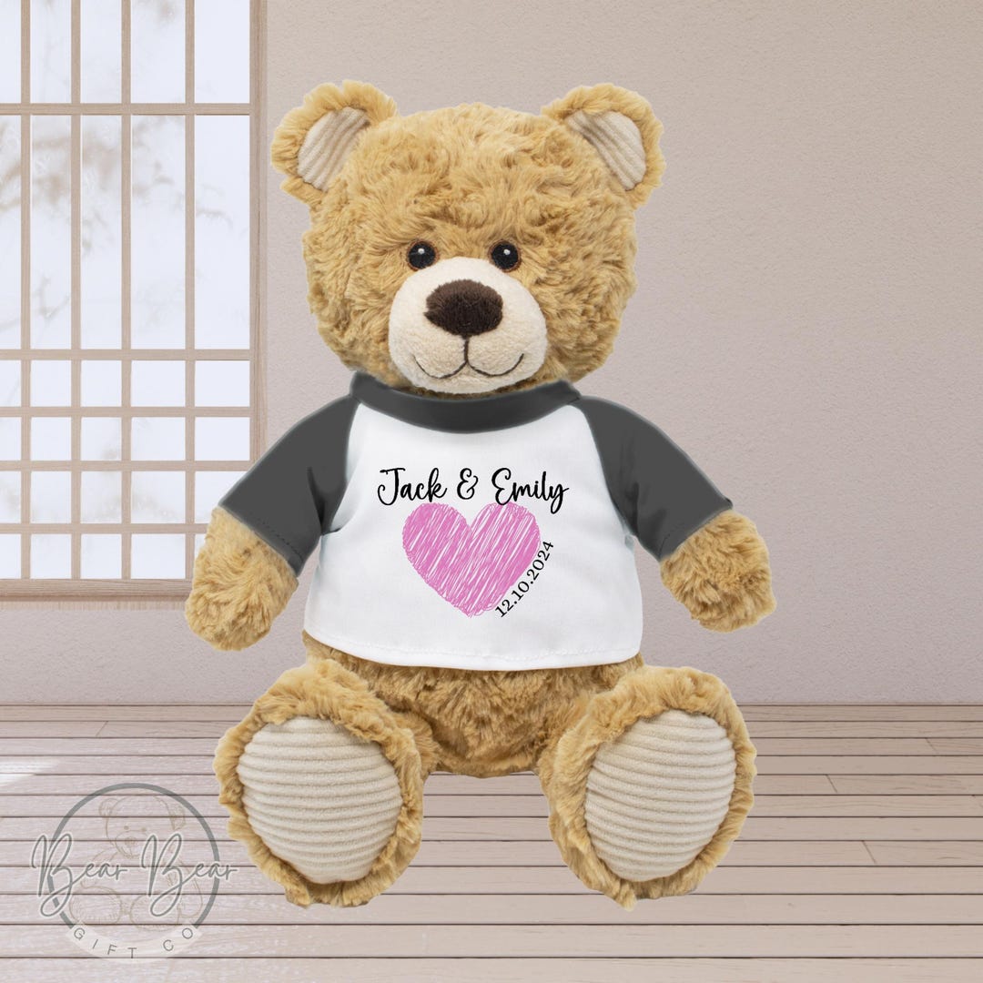 Roar With Love - Family Personalized Custom Teddy Bear Plush - Father's Day, Gift For Family Members