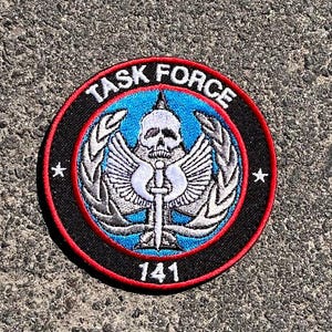 Tactical Skull Patch – Task Unit Morale Badge – Embroidered Military Style Patch for Jacket, Backpack, Airsoft, Gamer Gift