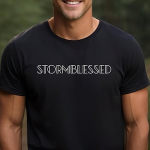 Stormblessed Unisex Tee, Brandon Sanderson Fan Shirt, Stormlight Archive T-Shirt, Reading Gift, Cosmere Fan Apparel