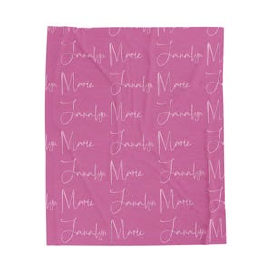 Personalized Custom Blanket, Baby Girl Blanket, Name Blanket, Girl Blanket Gift, Baby Blanket, Kids Blanket, Personalized Gift, Custom Gift
