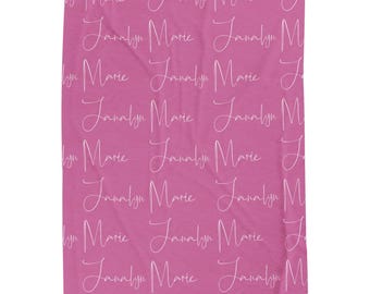 Manta personalizada personalizada, manta para niña, manta con nombre, manta de regalo para niña, manta para bebé, manta para niños, regalo personalizado, regalo personalizado