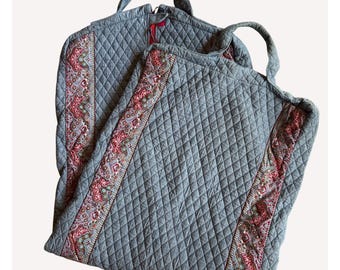 Vintage Vera Bradley Garment Bag Denim Blue