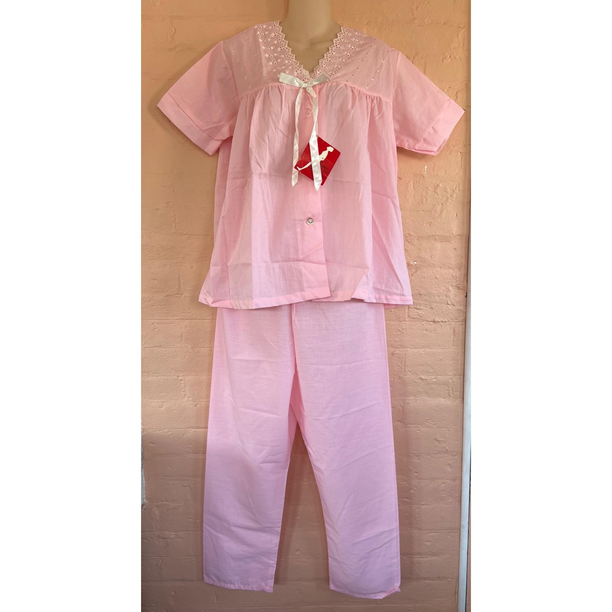 knee length dresses for ladies Vintage Cotton Plaid Pajama Dress | Cozy Loungewear main image 0