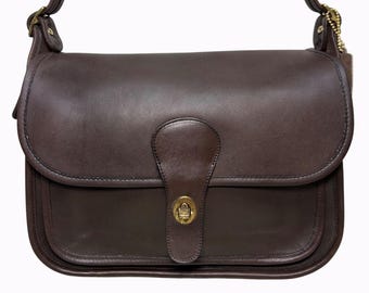 COACH Vintage Navy Blue Museum Bag From the Manhattan Collection
