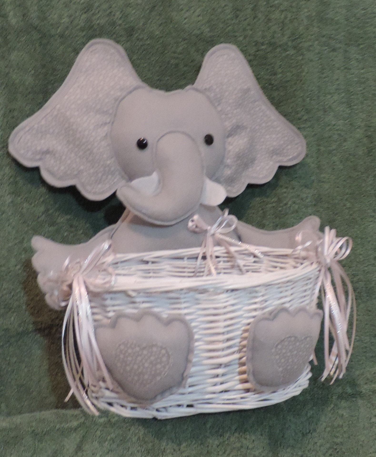 Elephant Basket Etsy