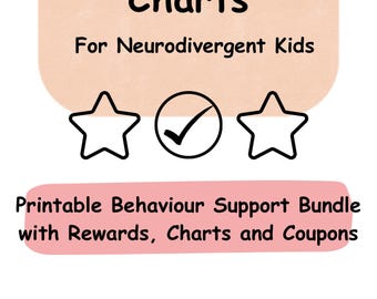 Positive Routine Chart Bundle for Neurodivergent Families