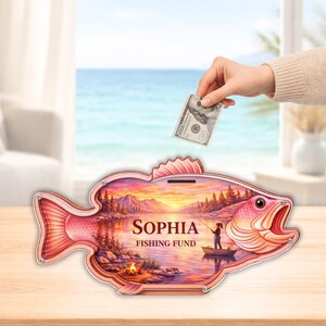 boat money box fish money box Fishing Money Boxes