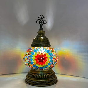 Turkish Lamp, Mosaic Desk Lamp, Moroccan Table Lamp, Standing Lamp, Turkish Bedside Lighting, Turkish Oriental Design, Home Decor