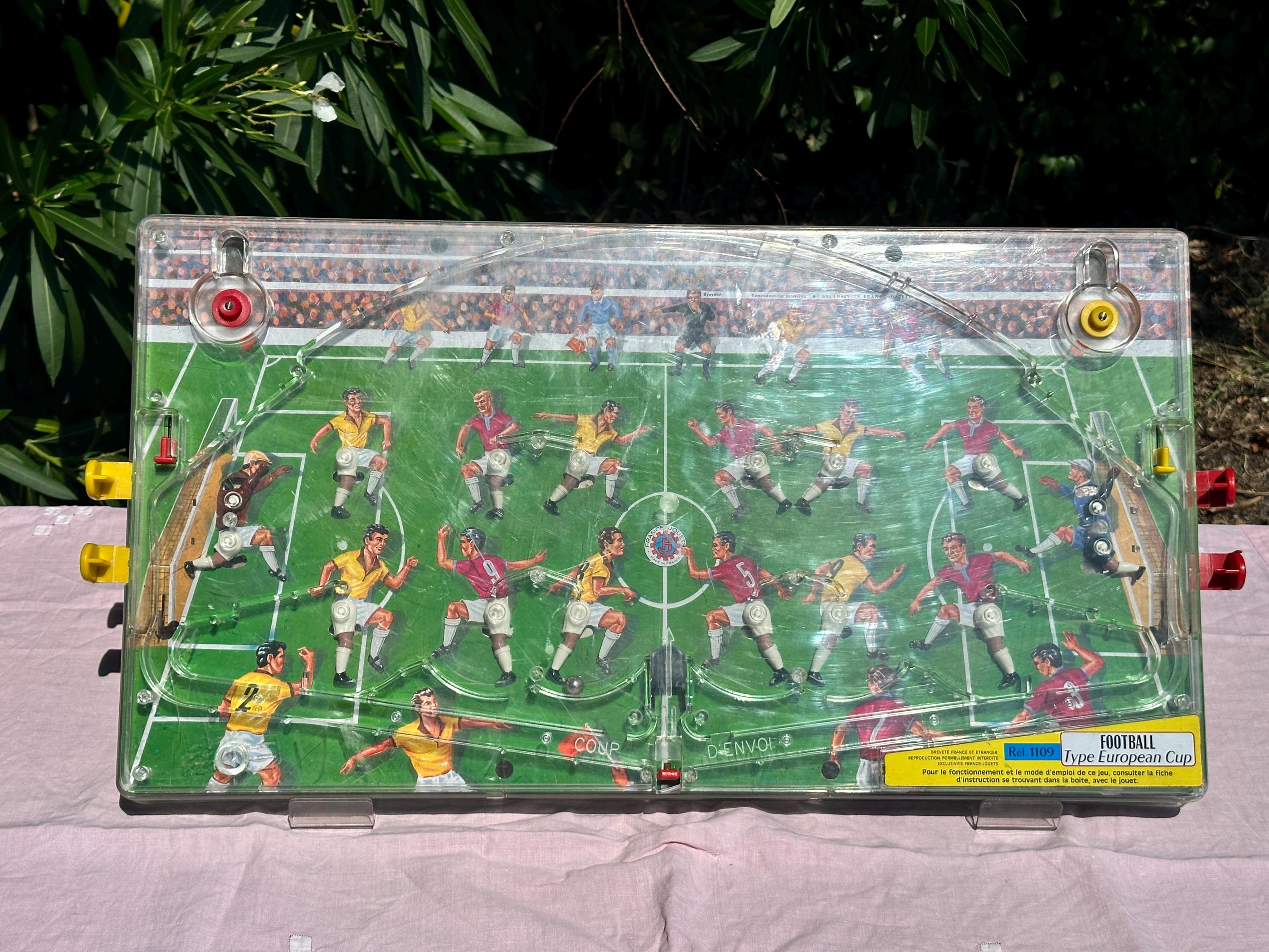 Jeu Ancien Football Électrique – FJ France Jouet – Réf 1093 – Type European Cup