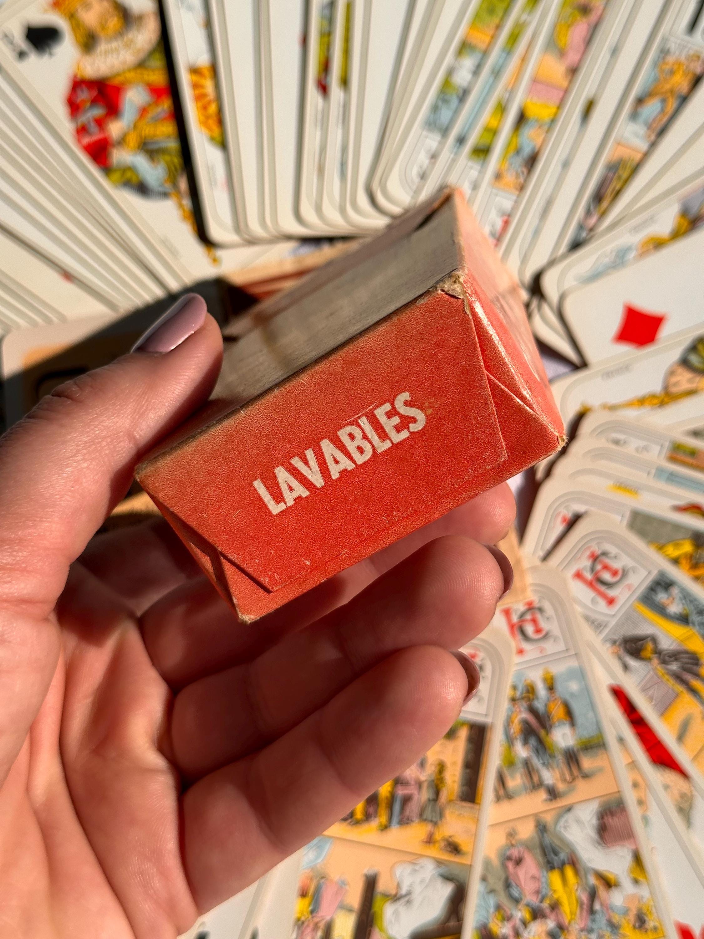 TAROT JEU DE cartes, héron, 78 cartes vintage, série Opak ref 451 EUR 42,00 - FR