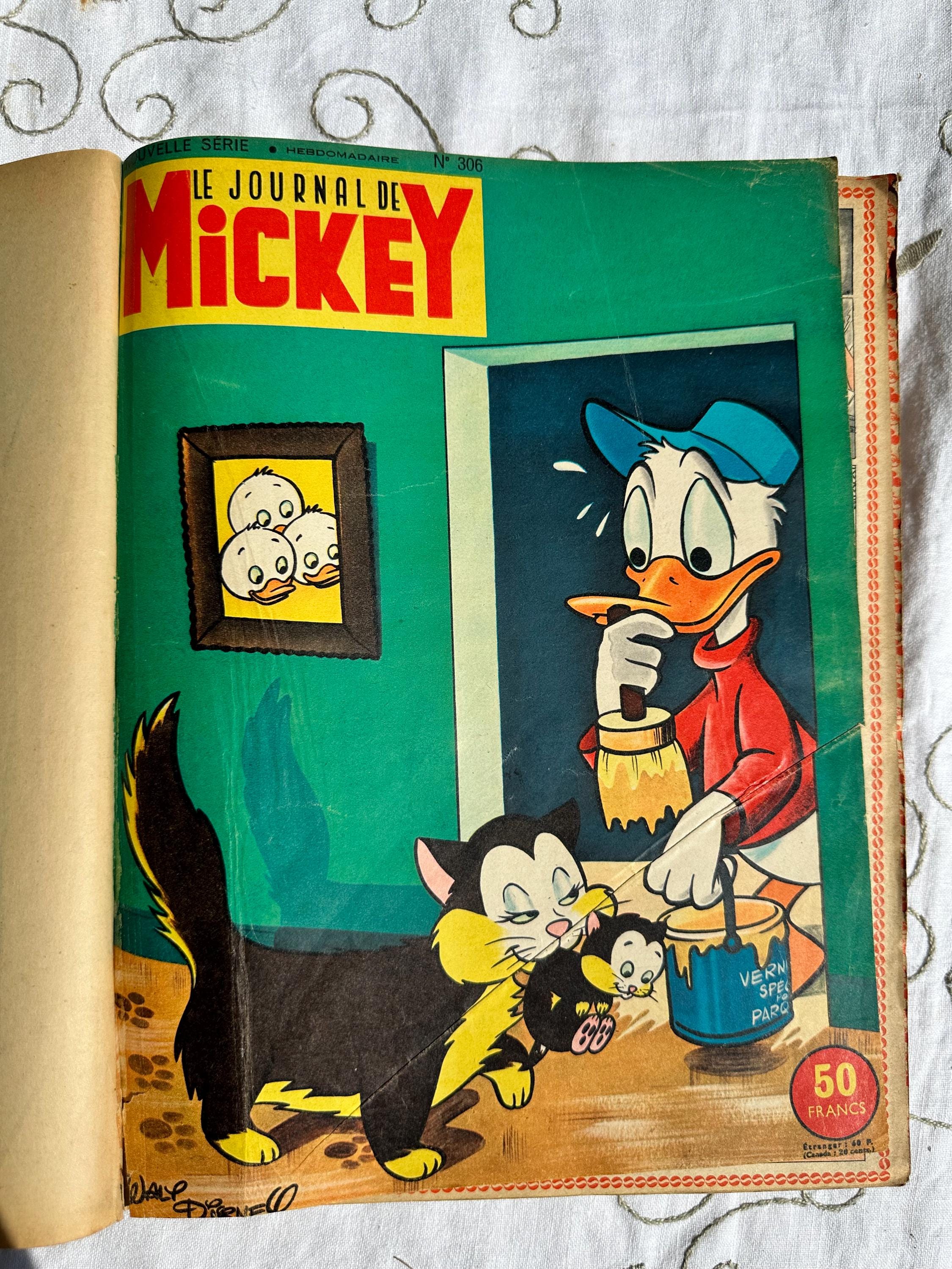 BD Le Journal De MICKEY Album No 13 Years 1958 1959 - Numbers 306