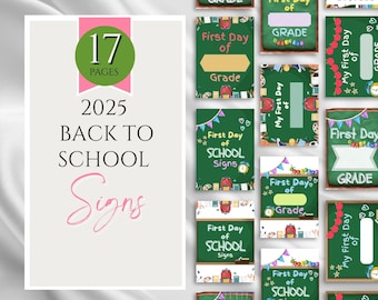 First Day Of School Signs , Editable First day of School Sign Template , School Printables , Keepsake Photo , Back to school sign template