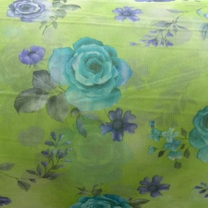 Violets MESH Fabric, 4-way Stretch Fabric - Mesh is see through - Swimwear, Activewear, Dancewear, Sportwear Fabric by the Yard