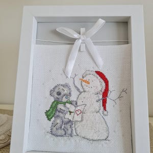 Baby-Dusche-Geschenk, Geschenk für den ersten Geburtstag, Neugeborenen Geschenke, Baby-Geschenke, Tatty Teddy Geschenk, gerahmter Kreuzstich.