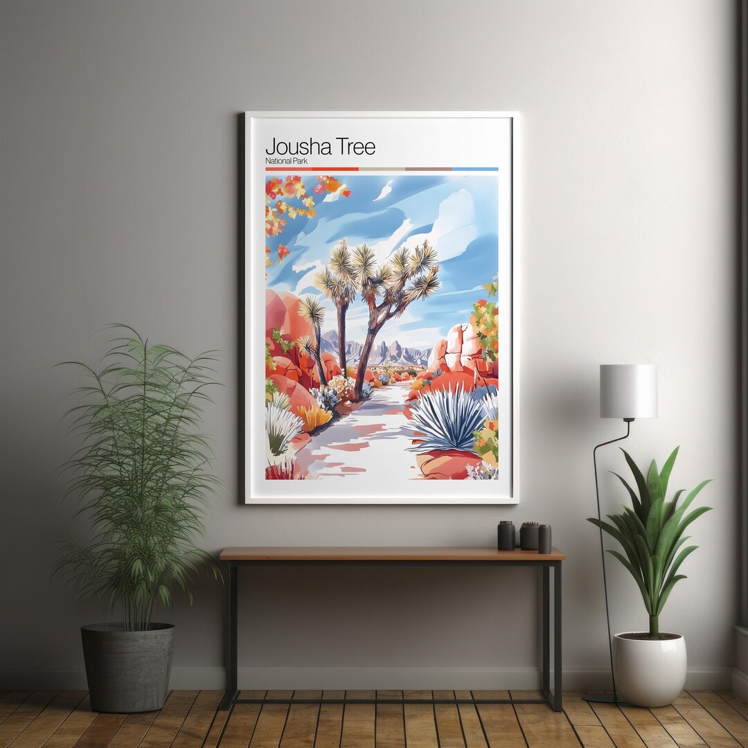 Joshua Tree National Park Art Print - Joshua Tree Park Poster ...
