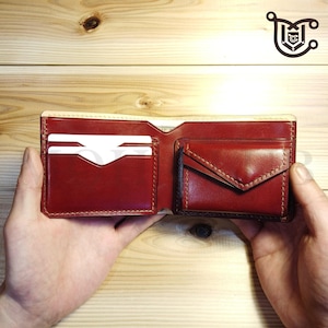 Regalo per la festa del papà, portafoglio da uomo personalizzato, portafoglio in vera pelle marrone morbida, portafoglio in pelle minimalista per uomo, portamonete marrone classico