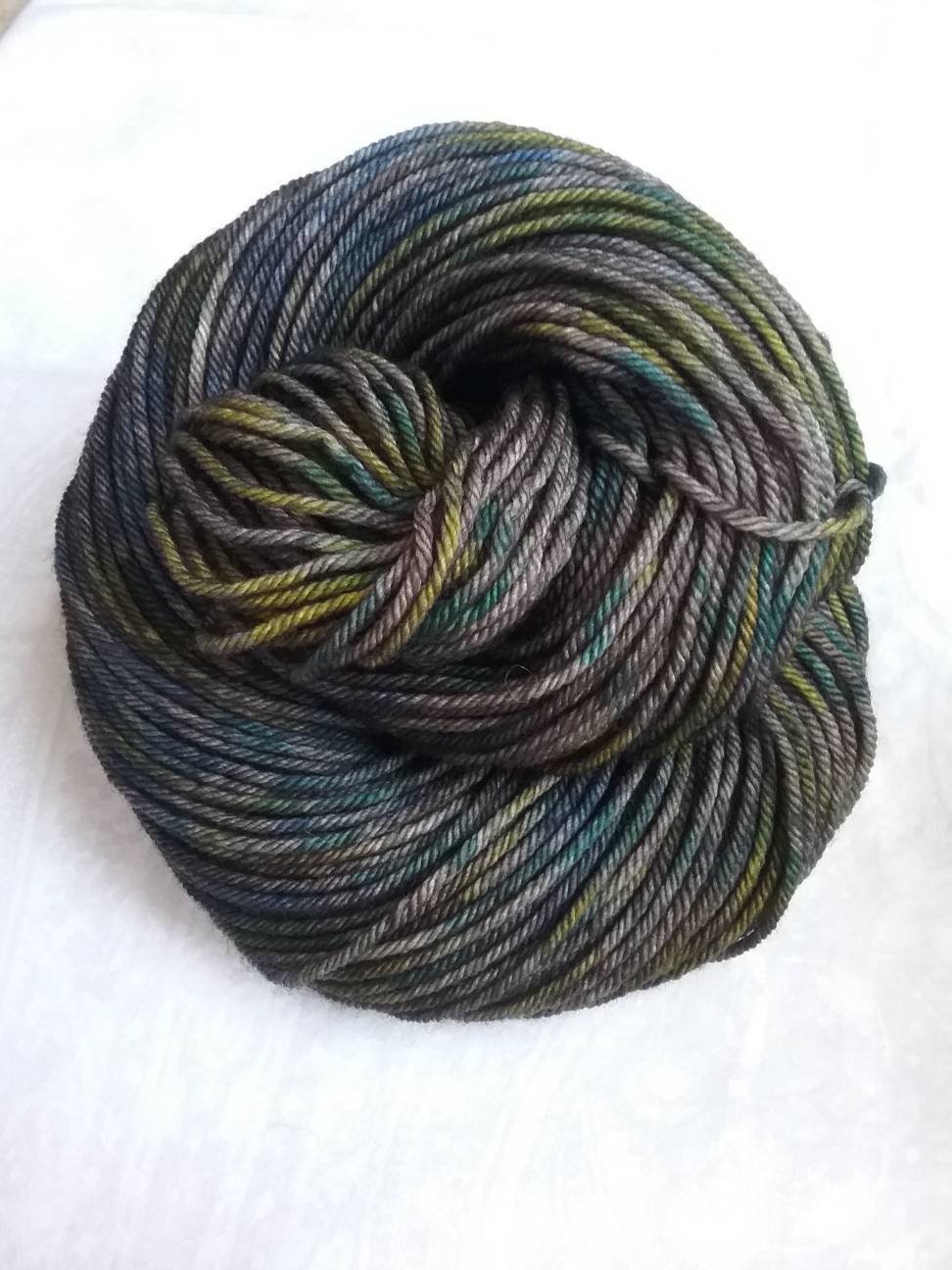Worsted Weight Yarn, Hand Dyed, Speckled Yarn, Superwash Merino, Hand Dyed  Yarn 100 G/218 Yds/worsted Yarn Surprise Party 