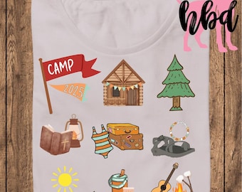 coquette Sommerlager Druck 4er Set