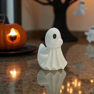 2.5Inches Ghost Duck-Collectible 3DPrinted Duck- Halloween Duck