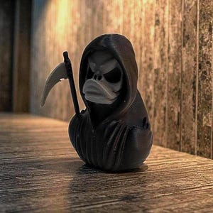 2.5Inches Grim Reaper Duck-Collectible 3DPrinted Duck- Halloween Duck