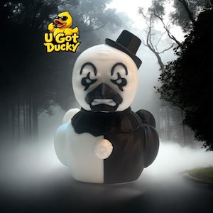 3Inches Horror Creepy Duck-Collectible 3DPrinted Duck-SuperHero Duck