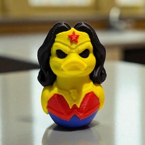 3Inches WonderDuck-Collectible 3DPrinted Duck-SuperHero Duck