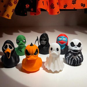 Halloween Duck Set-Collectible 3DPrinted Duck- Halloween Ducks